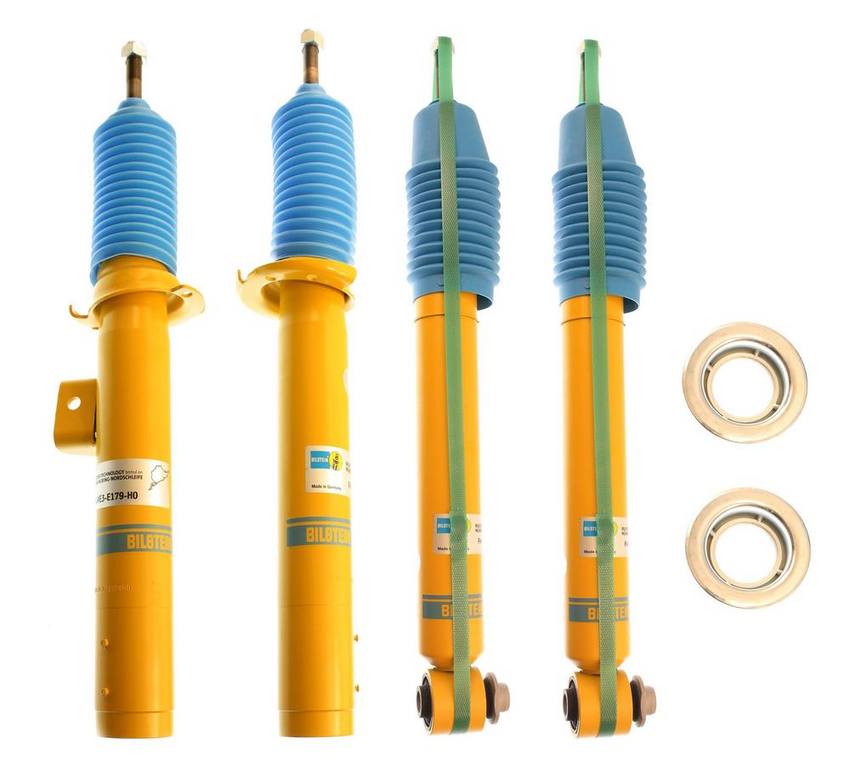 BMW Suspension Strut and Shock Absorber Assembly Kit - Front and Rear (B8 Performance Plus) - Bilstein 3816664KIT